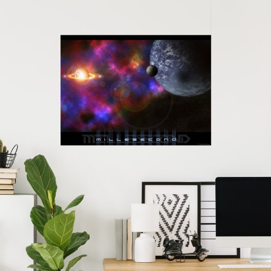 MilliSecond Poster (Thuiskantoor)