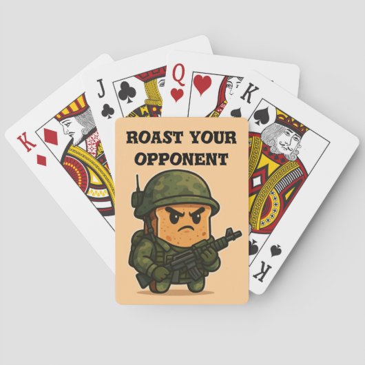 | Millitary Tost | Roast your oponent  Pokerkaarten (Achterkant)