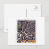 Millo in de stad David, Jeruzalem Briefkaart (Voorkant / Achterkant)