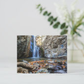Millomeris waterfall Cyprus Briefkaart (Staand voorkant)