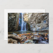 Millomeris waterfall Cyprus Briefkaart (Voorkant / Achterkant)
