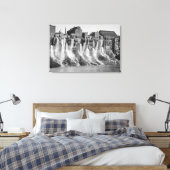 Mills aan de Amerikaanse zijde van Niagara-Herfste Canvas Afdruk (Insitu (Slaapkamer))