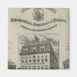 Mills & Company, Des Moines, Iowa Magneet