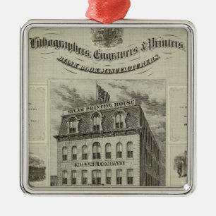 Mills & Company, Des Moines, Iowa Metalen Ornament