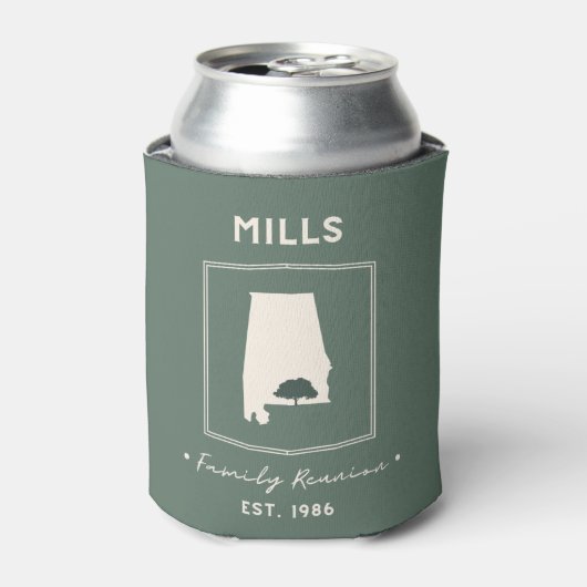 Mills Familie Reünie Hugger Blikjeskoeler (Blikje Voorkant)