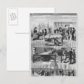 Mills of the William mantic linen company Briefkaart (Voorkant / Achterkant)