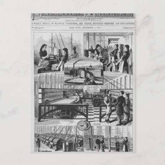 Mills of the William mantic linen company Briefkaart (Voorkant)