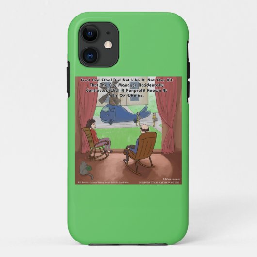 Mills Op Walvissen Grappige iPhone 5/5S Hoes (Achterkant)