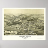 Mills, PA Panorama - 1892 Poster (Voorkant)