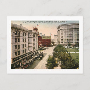 Mills St., El Paso, Texas  Briefkaart