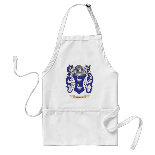 Mills-(Ulster) Wapenbekleding (gezinscrest) Standaard Schort (Voorkant)