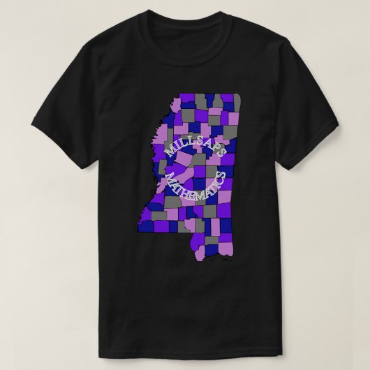Millsaps wiskunde kaart Kinder T-shirt (Design voorkant)