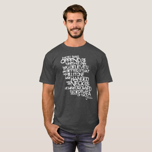 Millstone (Matteüs 18:6) T-shirt (Voorkant volledig)