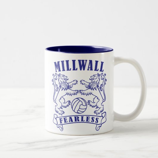 Millwall Fearless Tweekleurige Koffiemok (Rechts)