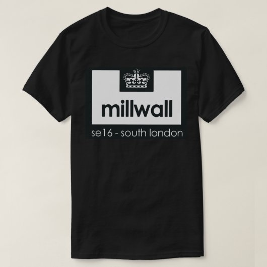Millwall SE 16 Classic T-Shirt (Design voorkant)