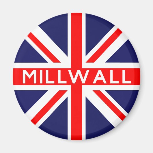 Millwall UK Flag Magneet (Voorkant)