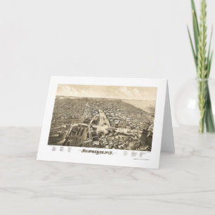 Millwaukee, WI Panoramische Kaart - 1879