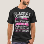 Millwright Dochter Proud Funny Gift-vrouwen  T-shirt (Voorkant)
