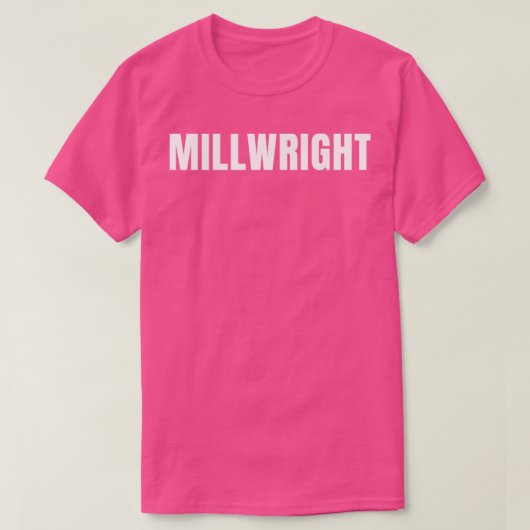 Millwright Funny Job Title Vorderingen Birthday Gi T-shirt (Design voorkant)
