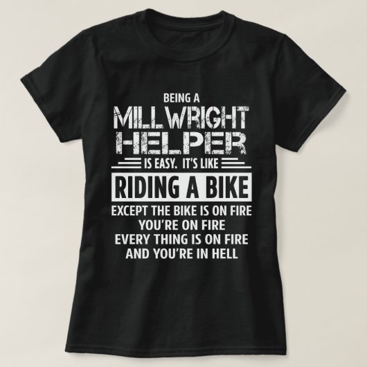 Millwright Helper T-shirt (Design voorkant)