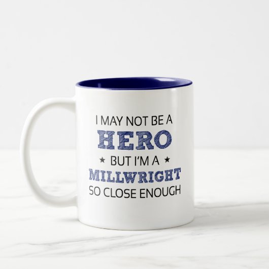 Millwright Humor Novelty Tweekleurige Koffiemok (Links)