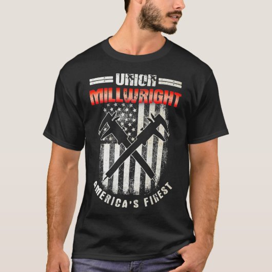 Millwright Image On Back Of Clothing _14 T-shirt (Voorkant)