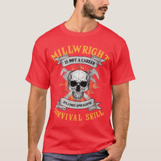 Millwright Image On Back Of Clothing boy girl funn T-shirt
