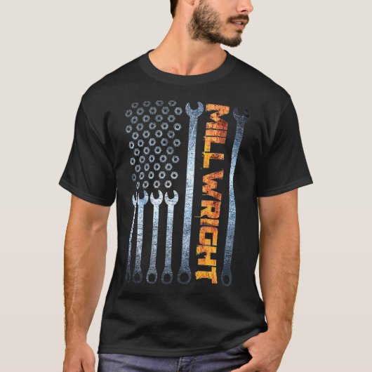 Millwright Image On Back Of Clothing Premium _15 T-shirt (Voorkant)