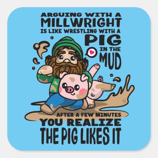 Millwright Sticker (Voorkant)