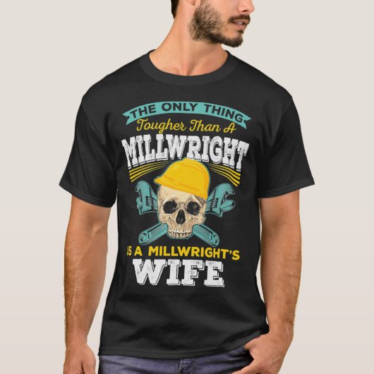 Millwright Wife Tougher Than A Millwright Premium  T-shirt (Voorkant)