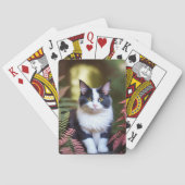 Milly de Ragdoll kat, dek van speelkaarten (Achterkant)