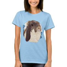 Milly Moo Bunny Dames T-shirt