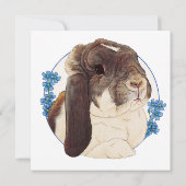 Milly Moo Bunny Kaart (Achterkant)