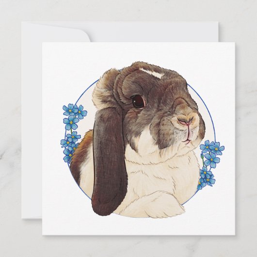 Milly Moo Bunny Kaart (Voorkant)