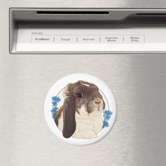 Milly Moo Bunny Magneet (Insitu (Vaatwasser))