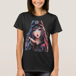 MILLY QUEEN, CHICA ANIME INFLUENCER T-SHIRT