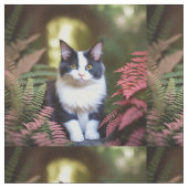 Milly The Ragdoll Cat, Fabric Stof (Close Up)