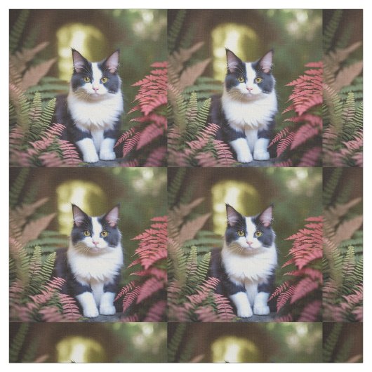 Milly The Ragdoll Cat, Fabric Stof (Swatch)