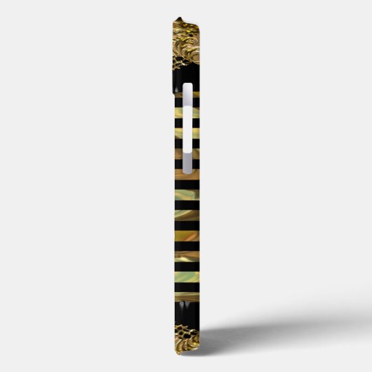 Millysteem Elegant Monogram Case-Mate iPhone Case (Achterkant / Links)