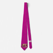 Milo Dale Be Mine Leppard Paarse Mannen Necktie Stropdas (Voorkant)