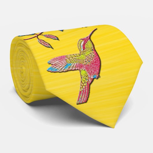 Milo Dale Bird Collectie - Milo Hummingbird Stropdas (Opgerold)