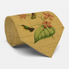 Milo Dale Bird Collectie - Milo Hummingbird Tan Stropdas