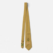 Milo Dale Bird Collectie - Milo Hummingbird Tan Stropdas (Achterkant)