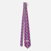Milo Dale Hearts en Gray Mannen Necktie Stropdas (Achterkant)