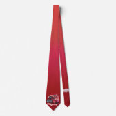 Milo Dale I Dig You Bulldozer Red Necktie Stropdas (Voorkant)