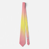 Milo Dale Pink & Yellow Mannen Necktie Stropdas (Voorkant)