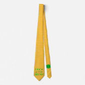 Milo Dale St Patrick's Gold Yellow Irish Man Strop Stropdas (Voorkant)