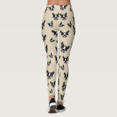 Milo de Boston Terrier Leggings (Achterkant)