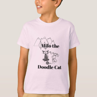 Milo de Doodle Cat T-Shirt