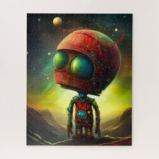 Milo de kosmische ruimtevaarder van de ster legpuzzel (Verticaal)